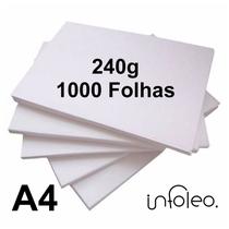 Caixa de Papel Offset 240g A4 com 1000 Folhas
