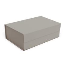 Caixa de Papel Rígido Retangular Gris com Ímã - 1 unidade - Cromus - Rizzo Caixa de Papel Rígido Retangular Gris com Ímã - 1 unidade - Cromus - Rizzo