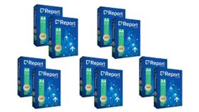 Caixa de papel sulfite report 500fls - 10 pacotes