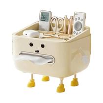 Caixa De Papel Toalha Multifuncional Para Dormitório Estudantil, Organizador De Mesa Para Volta Às