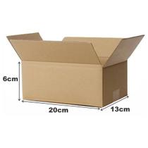 Caixa De Papelão 20x13x6 Correio Sedex 100 Unidades