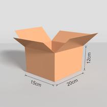 Caixa de papelão 20x15x12 para e-commerce r0,94 / un - 25 unidades