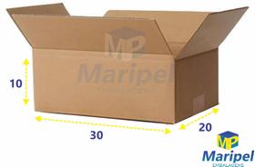 Caixa de papelão 30x20x10 sedex, pac, ecommerce com 25 unidades