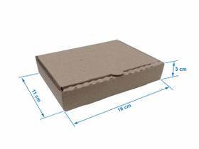 Caixa De Papelão Correio Pac Mini Envio 16x11x3cm Kit 25 Und