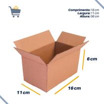 Caixa de papelão E-commerce Sedex Pac 16x11x6 300 unidades