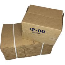 Caixa de Papelão em Kraft 16x11x6 Kit com 150 unidades Resistentes para Mudanças envios e organização
