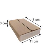 Caixa de Papelão Embalagem Correio Sedex 16x11x3 - 100 Un Caixa de Papelão Embalagem Correio Sedex 16x11x3 - 100 Un