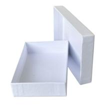 Caixa de Papelão Embalagem Rígida Alta Qualidade Para Acessórios Branca 14cm x 8.6cm x 3cm - INJET NOBRE