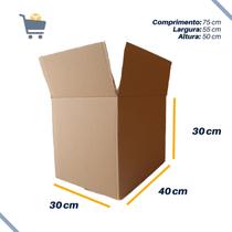 Caixa De Papelão Envio Mudança 40x30x30- 10 unidades - Onlinebox Embalagens