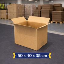 Caixa de Papelão Grande 50x40x35 cm - Nova, Resistente, Ideal para Mudança e E-commerce Caixa de Papelão Grande 50x40x35 cm - Nova, Resistente, Ideal para Mudança e E-commerce