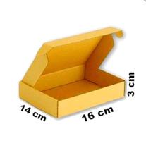 Caixa de Papelão Montável 16x14x3 - 50 Caixas Resistente Atacado Correios Sedex Envios outros Caixa de Papelão Montável 16x14x3 - 50 Caixas Resistente Atacado Correios Sedex Envios outros