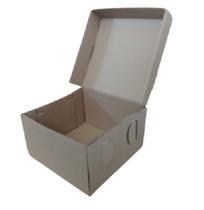 Caixa de papelão para bolos / tortas 26x26x15 - 10 unidades - Dualbox Embalagens