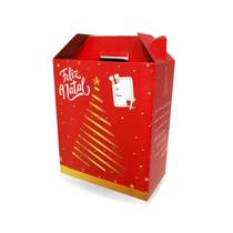 Caixa De Papelão Para Cesta De Natal Com 5Un