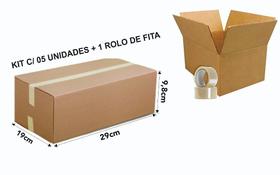 Caixa de Papelão para Embalagens - Kit com 5 Unidades Caixa de Papelão para Embalagens - Kit com 5 Unidades