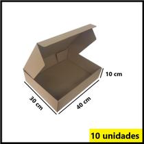 Caixa de Papelão Parda para Correio Sedex/PAC 40x30x10cm Kit 10