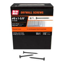 Caixa de parafuso para drywall Grip-Rite 158CDWS5 6 x 1,625" e 2,27 kg