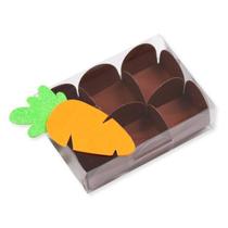 Caixa De Páscoa Para Doces 6 Unidades Laranja Caixa De Páscoa Para Doces 6 Unidades Laranja