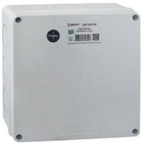 Caixa De Passagem 200x200x80 Organizadora Multiuso Cftv Ip65