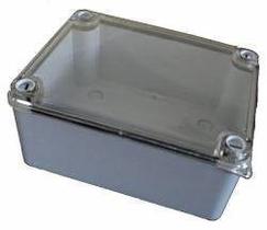 Caixa De Passagem Com Tampa Transparente 24x19x12,5cm