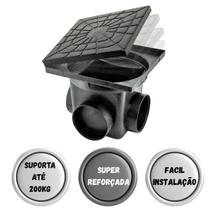 Caixa De Passagem Inspeção Esgoto Gordura Elétrica Grande 4,5 litros