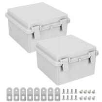 Caixa de passagem LMioEtool IP65 à prova dágua em ABS 150x150x90 mm, 2 unidades Caixa de passagem LMioEtool IP65 à prova dágua em ABS 150x150x90 mm, 2 unidades