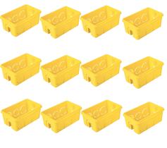 CAIXA DE PASSAGEM PVC 4 x 2 TRAMONTINA 57500/041 - KIT C/12un