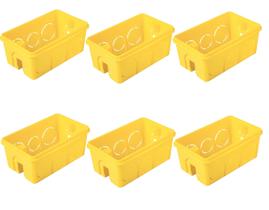 CAIXA DE PASSAGEM PVC 4 x 2 TRAMONTINA 57500/041 - KIT C/6un