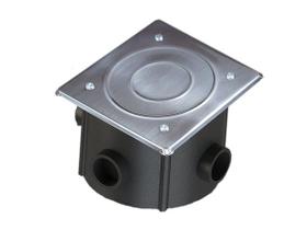 Caixa de Passagem Tampa Inox Para Iluminação De Piscina 12 x 12cm - Brustec Caixa de Passagem Tampa Inox Para Iluminação De Piscina 12 x 12cm - Brustec