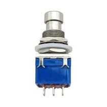 Caixa de pedal de efeitos de guitarra de 9 pinos Stomp Foot Latching 3PDT Switch True Bypass Caixa de pedal de efeitos de guitarra de 9 pinos Stomp Foot Latching 3PDT Switch True Bypass