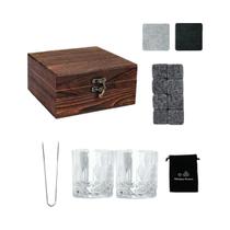 Caixa de Pedra de Gelo para Uísque - Presente para Pai, Avô e Marido