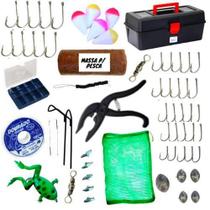 Caixa De Pesca Completa Com Estojo Acessórios Para Pescaria