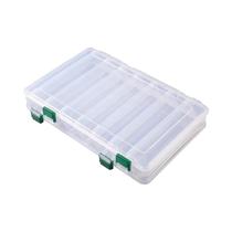 Caixa De Pesca Grande De Dupla Face Com 10/14 Compartimentos Armazenamento De Alta Resistência Para