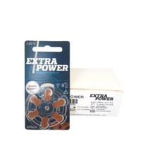 Caixa de Pilhas para Aparelho Auditivo Extra Power Nº 312 (Marrom) - 60 Unidades