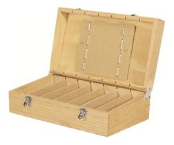 Caixa de Pintura 34x20x11 Pinus Luxo Souza & Cia Caixa de Pintura 34x20x11 Pinus Luxo Souza & Cia