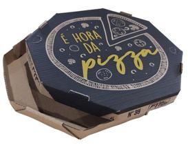 Caixa De Pizza 35 Cm Papelão Delivery Pacote Com 50 Unidades - É hora da pizza