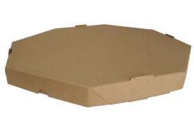 Caixa de Pizza Oitavada 35 cm Kraft Lisa 10 unidades