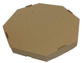 Caixa de Pizza Oitavada 35 cm Kraft Lisa 50 unidades