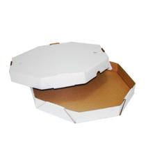 Caixa de Pizza Oitavada Branco Liso 35cm Tamarrozzi c/25 un