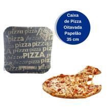 Caixa de Pizza Oitavada Papelão 35 cm com 25 un