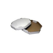 Caixa De Pizza Redonda (oitavada) 30cm 100 Unidades Branco