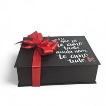Caixa De Presente 23X16X7 Modelo Livro Msg Eu Que Te Amo Caixa De Presente 23X16X7 Modelo Livro Msg Eu Que Te Amo