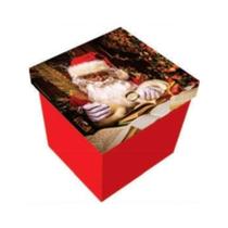 Caixa de Presente Acoplada Natal Papai Noel