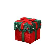 Caixa de presente Creative Christmas em forma de maçã 12x12x12 cm