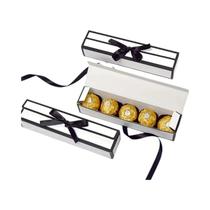 Caixa De Presente De Chocolate Retangular Para O Dia Dos Namorados 5PCS Estilo Hepburn Compartimento
