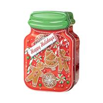 Caixa De Presente De Metal De Natal Com Tampa Para Doces, Biscoitos E Chocolate, Decoração De Festa Caixa De Presente De Metal De Natal Com Tampa Para Doces, Biscoitos E Chocolate, Decoração De Festa