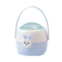 Caixa de presente de plástico fofa em forma de coelho 12x13cm, cor azul Caixa de presente de plástico fofa em forma de coelho 12x13cm, cor azul