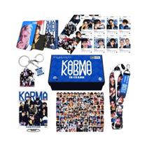 Caixa De Presente Do Álbum KARMA Da Stray Kids Com Adesivos, Fotos E Cartões LOMO De Lee Yong Bok E