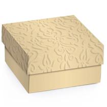 CAIXA de presente dourada 12X12X4