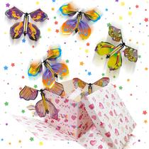 Caixa de presente Explosion WUEURU Butterfly com 6 borboletas voadoras