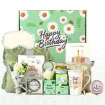 Caixa de Presente Fesveoke com Tema Margarida para Aniversário e Kit de Autocuidado